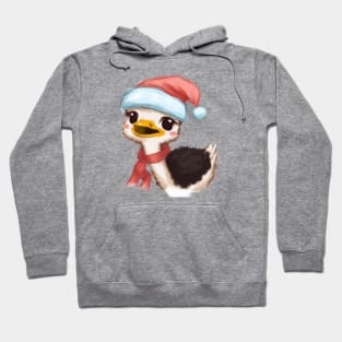 Cute Ostrich Drawing Hoodie